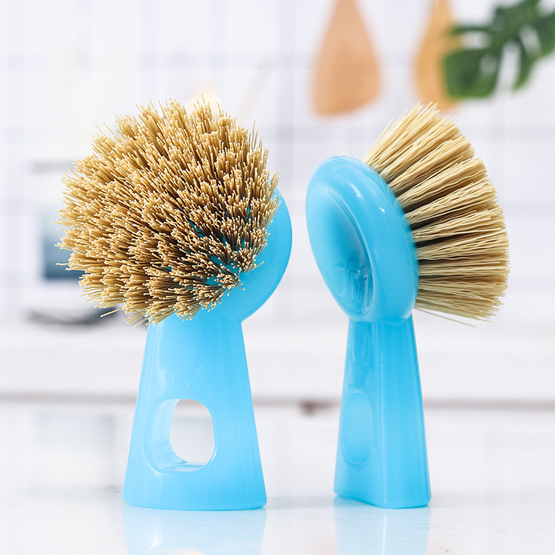 KM.5025.Estilo japonês Stand-Up pote escova alça curta Multi-Purpose escova placa de corte escova de limpeza cerdas dura