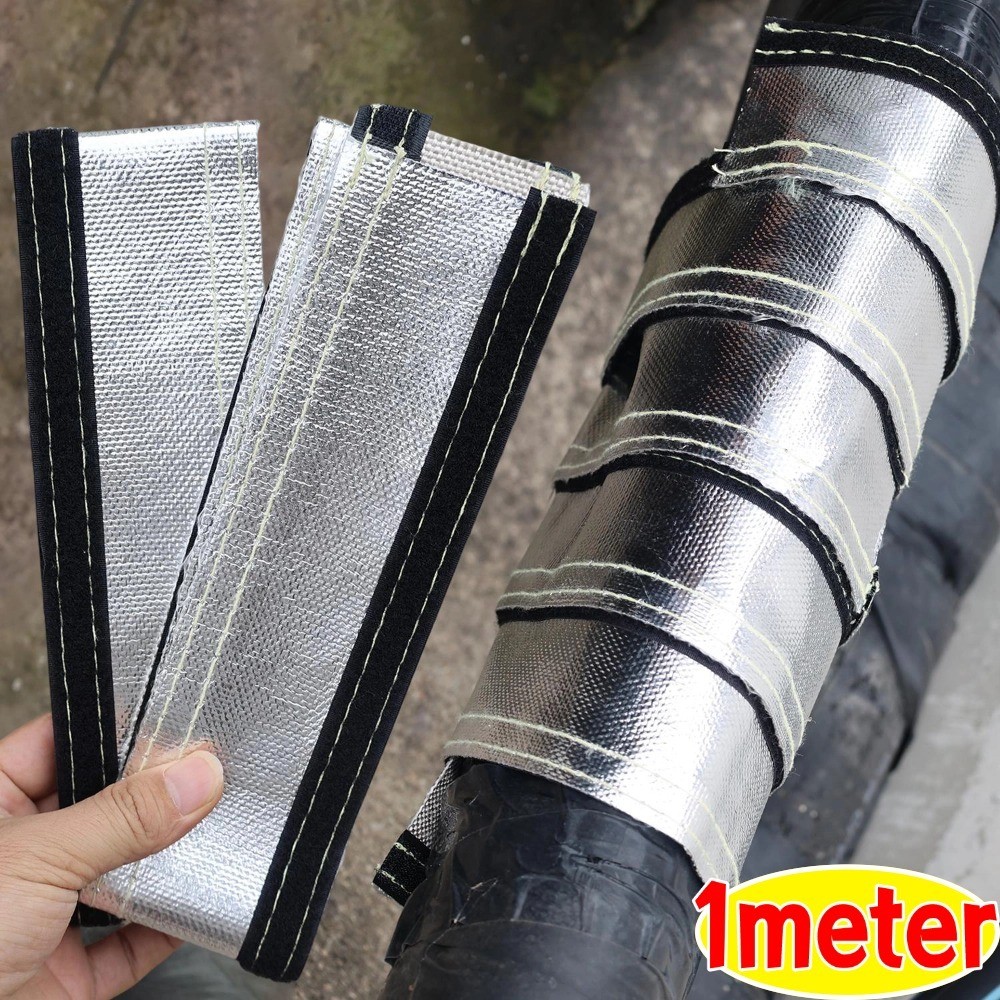Envoltório De Isolamento Térmico Retardador De Chamas , Folha De Alumínio , Tubo De Fibra De Vidro , Manga Térmica , Aut