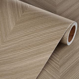 Papel Adesivo Livelynine com Padrão Espinha de Peixe para Pisos, Rolo de Piso Vinílico PVC Impermeável para Cozinha, Rev