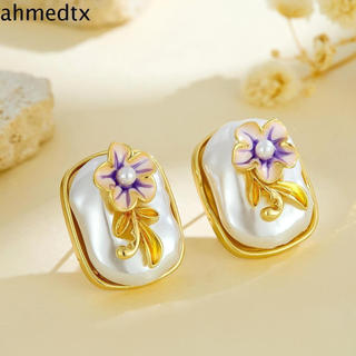 Colar De Flores AHMEDTXB Feminino , Brincos De Luxo Com Luz Boêmia , Joias Femininas