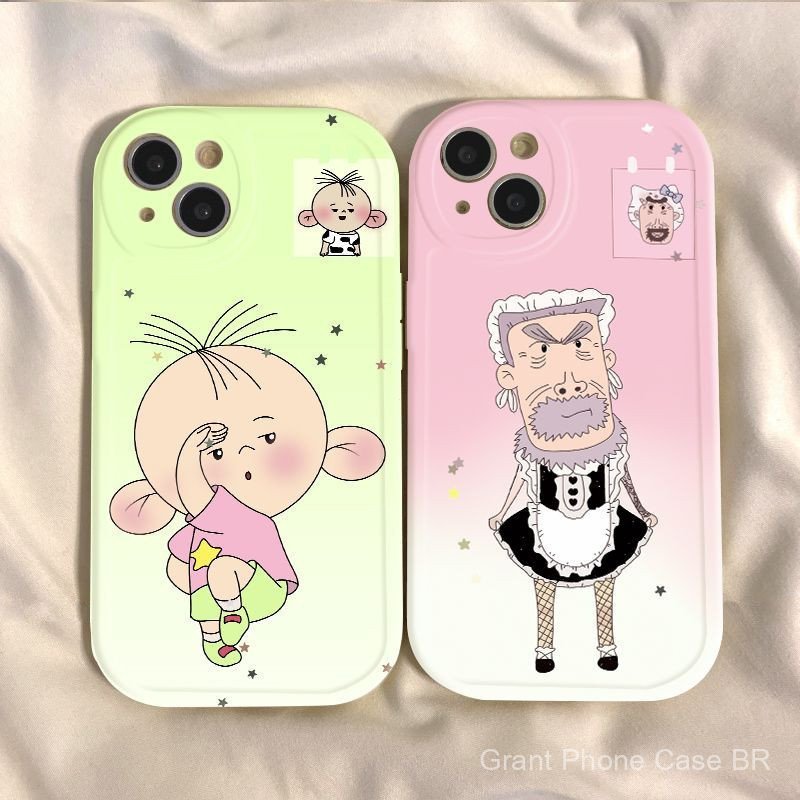 Capa Protetora Completa Big Ears Tutu Big Eyes para Samsung A73 A71 A55 A54 A53 A52 A52S A51 A50 A35 A33 A32 A31 A24 A23