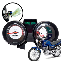Painel Instrumentos Ybr 125 2000 At 2005 Fundo Branco