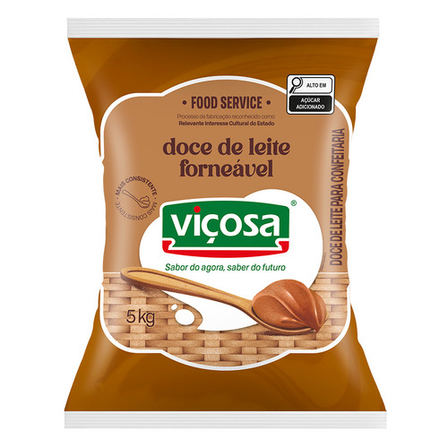 Doce De Leite Forneável 5kg Bag Food Service Viçosa