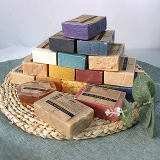 Sabonete tailandês para alma, sabonete artesanal de óleo essencial, hidratante suave, lavagem facial, banho, planta, cúr