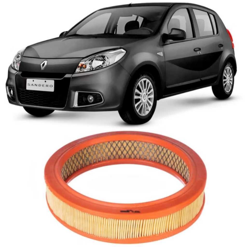 Filtro Ar Motor RENAULT Logan Sandero Symbol 1.6 8V 2009 À 2012 AR7705 Tecfil