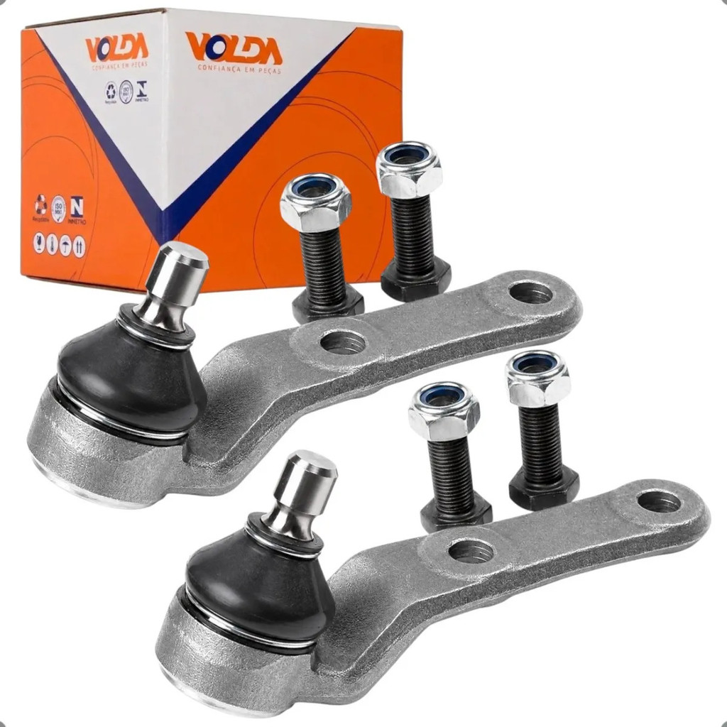 Kit 2 Pivôs de Suspensão Dianteiro Inferior Chevrolet Celta Corsa Classic Prisma Tigra Pino 15mm