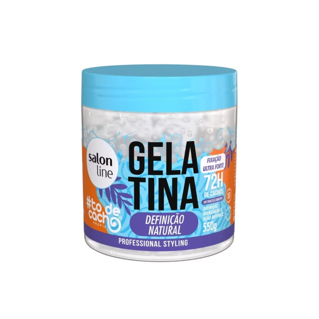 GELATINA SALON LINE DEFINIÇÃO NATURAL 550G