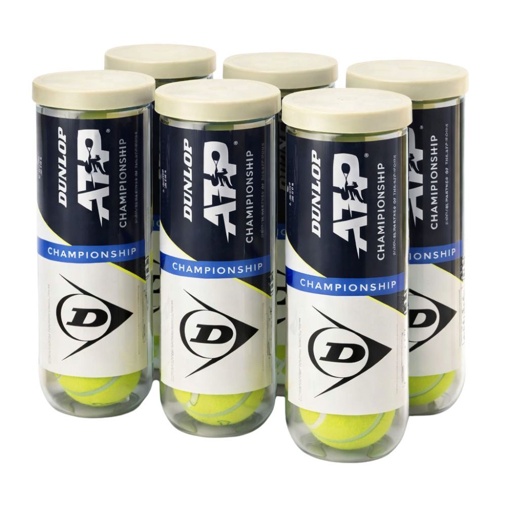 Bola de Tênis Dunlop ATP Championship Extra Duty - Pac com 6 Tubos