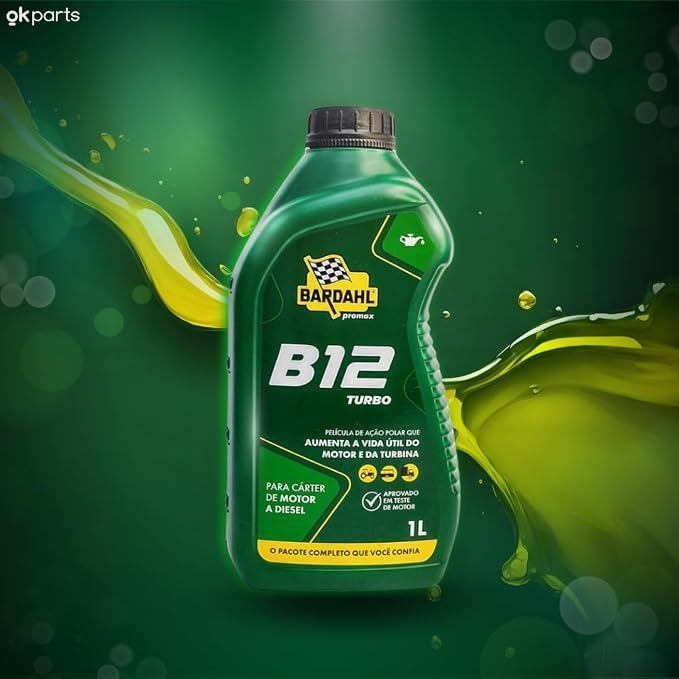 Kit 2 Aditivo de Motor a Diesel B12 Turbo 1 Litro BARDAHL — imagem 2 de 2