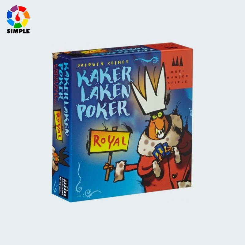 Royal Cards Game Kaker Laken Poker Board Game For Kids , English Version Board Game gifts