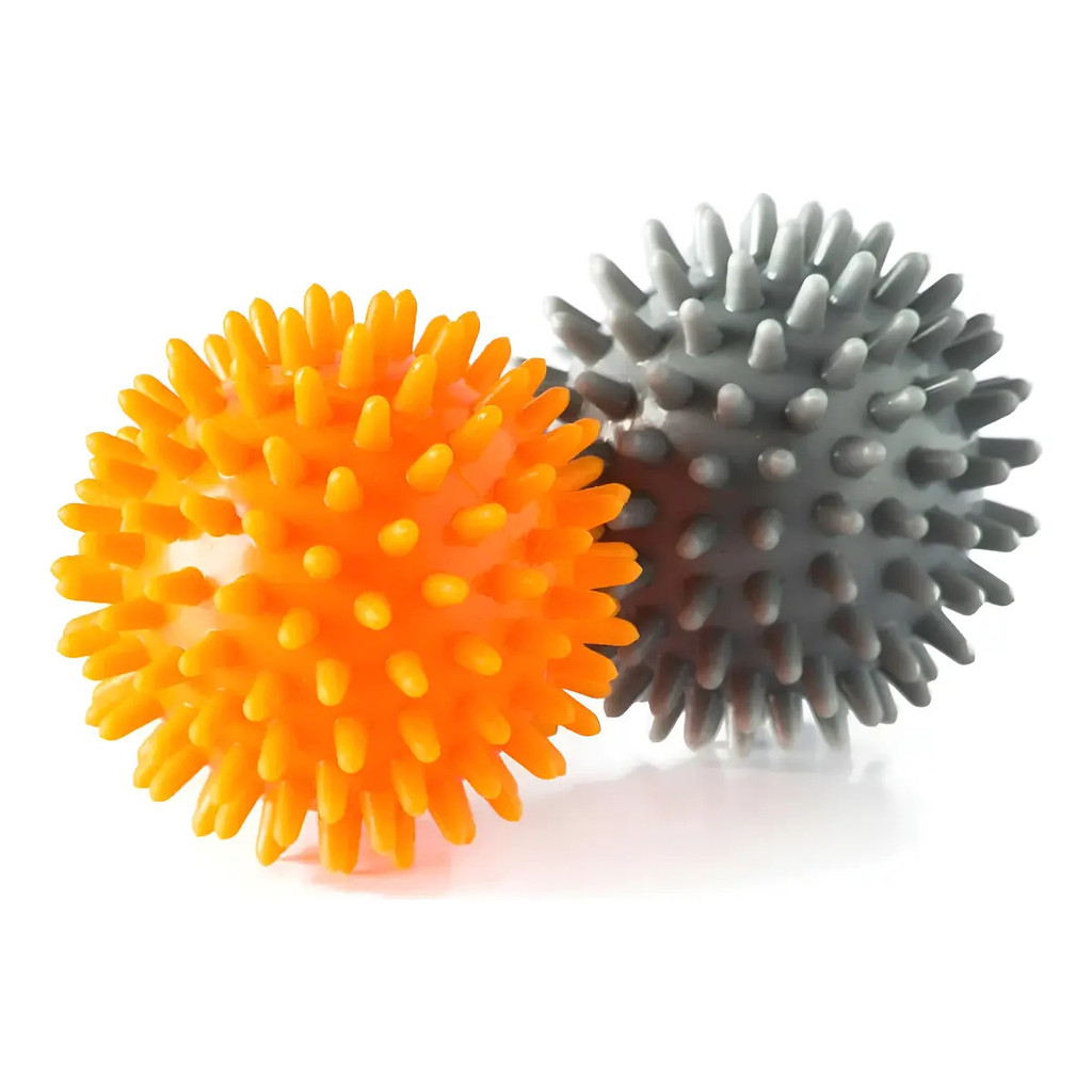 Kit 2 Bolas Cravo Massagem Yoga Fisioterapia 6,5 Cm Vollo