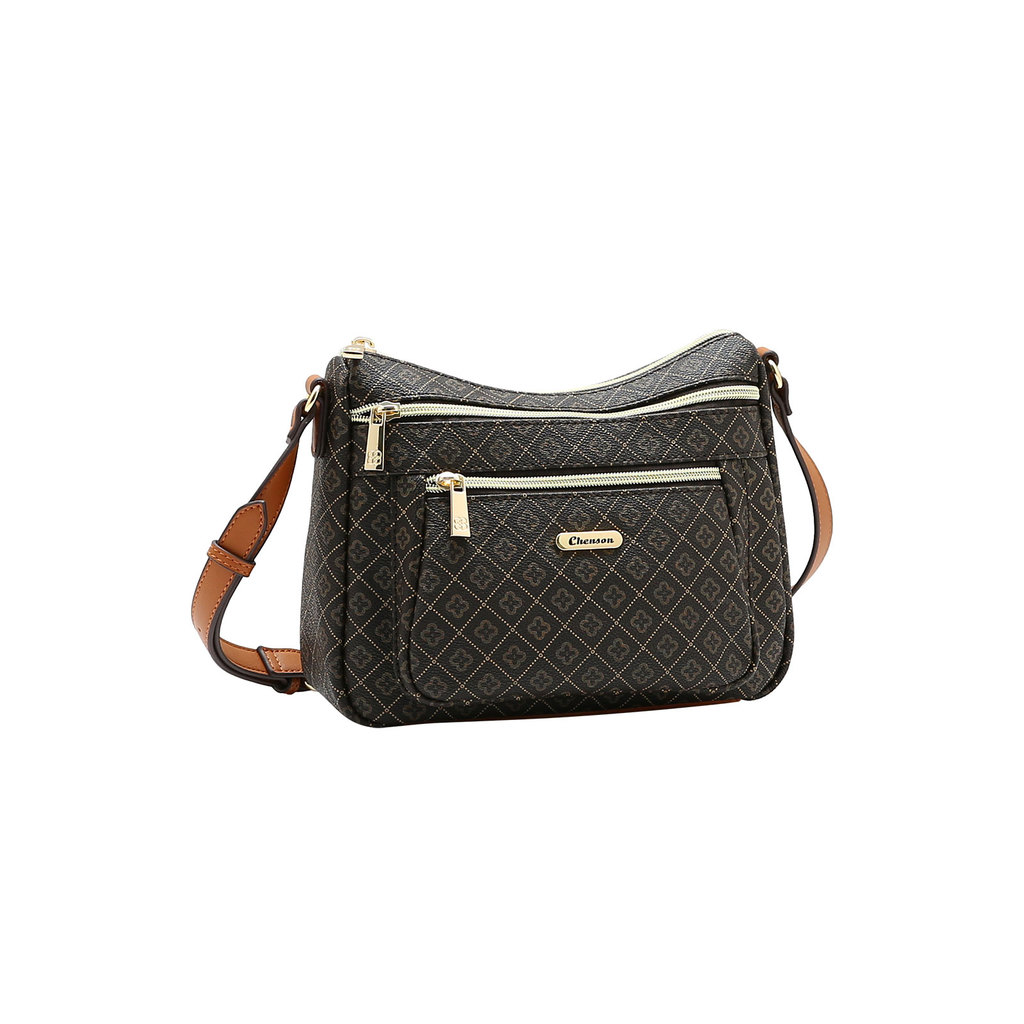 Bolsa Feminina Chenson Transversal Elemento Gráfico — imagem 2 de 2