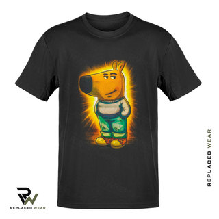 Camiseta Cachorrinho Chill Guy Inabalável Meme Unissex Streetwear Camisa 100% Algodão