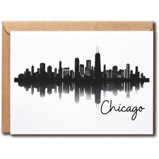 Cartão de Saudação de Chicago - Cartão de Aniversário de Chicago - de Feliz Aniversário - Cartão para Amigo - Car