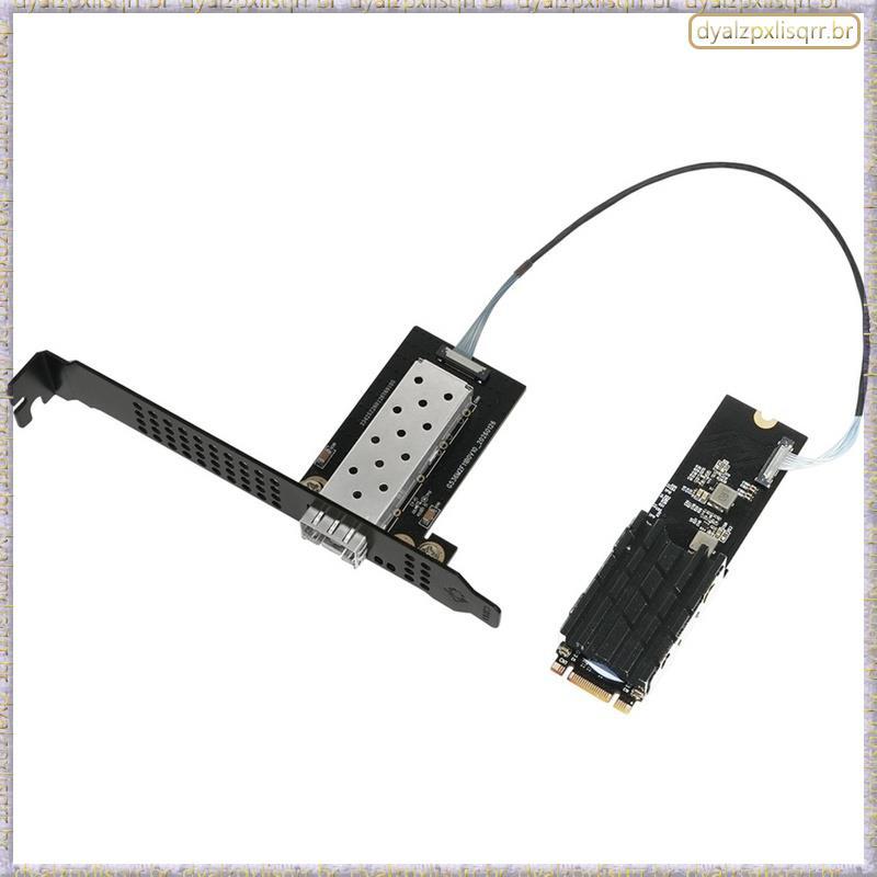 [Fsp] M . 2 A 10G + Adaptador RTL8127ATF 10GbE Fibra NIC PCIe 3.0 X2 Baixa Potência 1.79W Para Servidor NAS