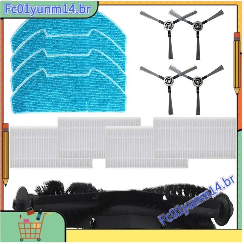 Para R10 Robô Vácuo Substituição Filtro Mop Pano Escova Lateral Kit Peças Eletrodomésticos Suprimentos Domésticos