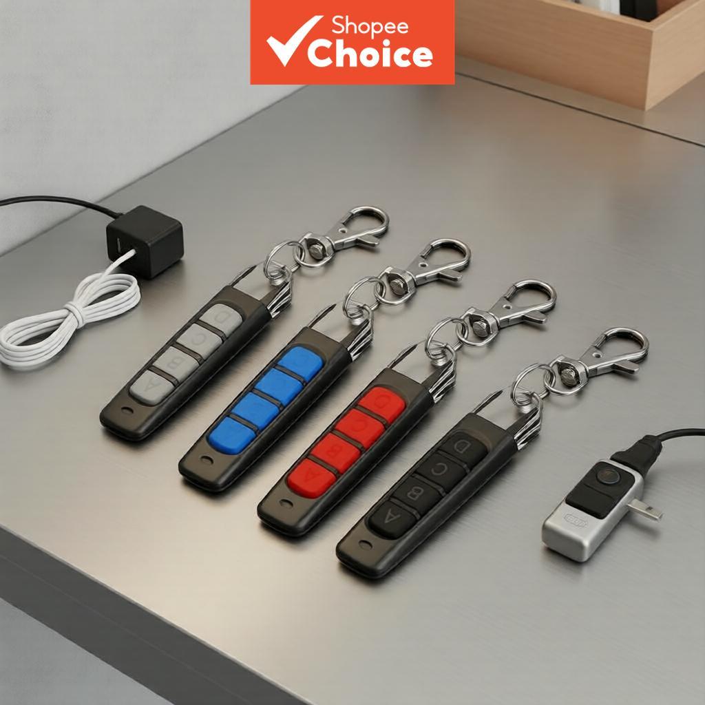 Abridor de Porta de Garagem Elétrico Controlador Remoto Duplicador Clonador 433MHz Transmissor de Código de Clonagem