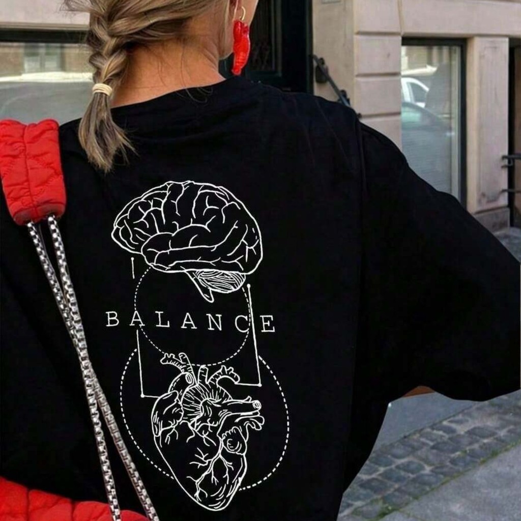 Camiseta Feminina 100% algodão Estampa anatomia CELEBRO E CORAÇÃO Moda Lançamento Camiseta Camisa Blusa