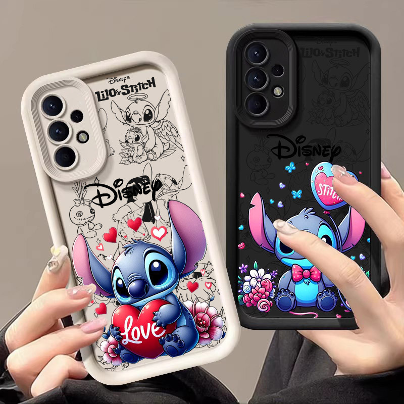 A capa de celular Stitch para bebês é compatível com Samsung Galaxy A55 A54 5G A