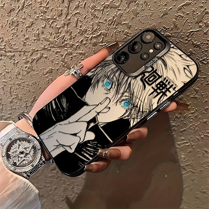 Capa de celular moderna e estilosa com tema de anime japonês, adequada para Sams