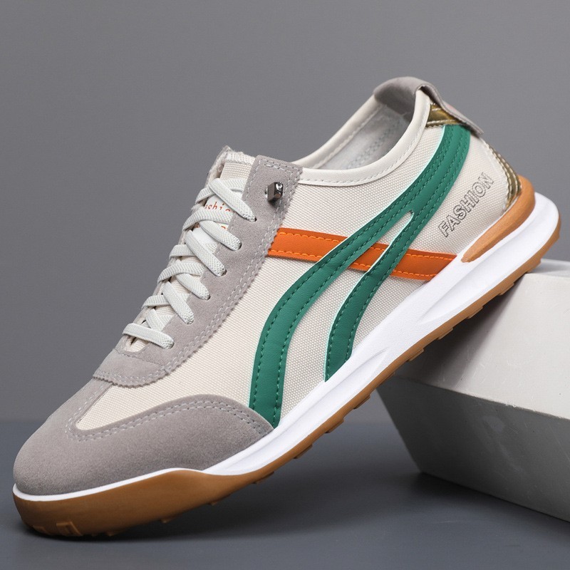 Sapatos casuais masculinos 2026 moda simples sapatos masculinos pano confortável respirável esportes Forrest Gump sapato