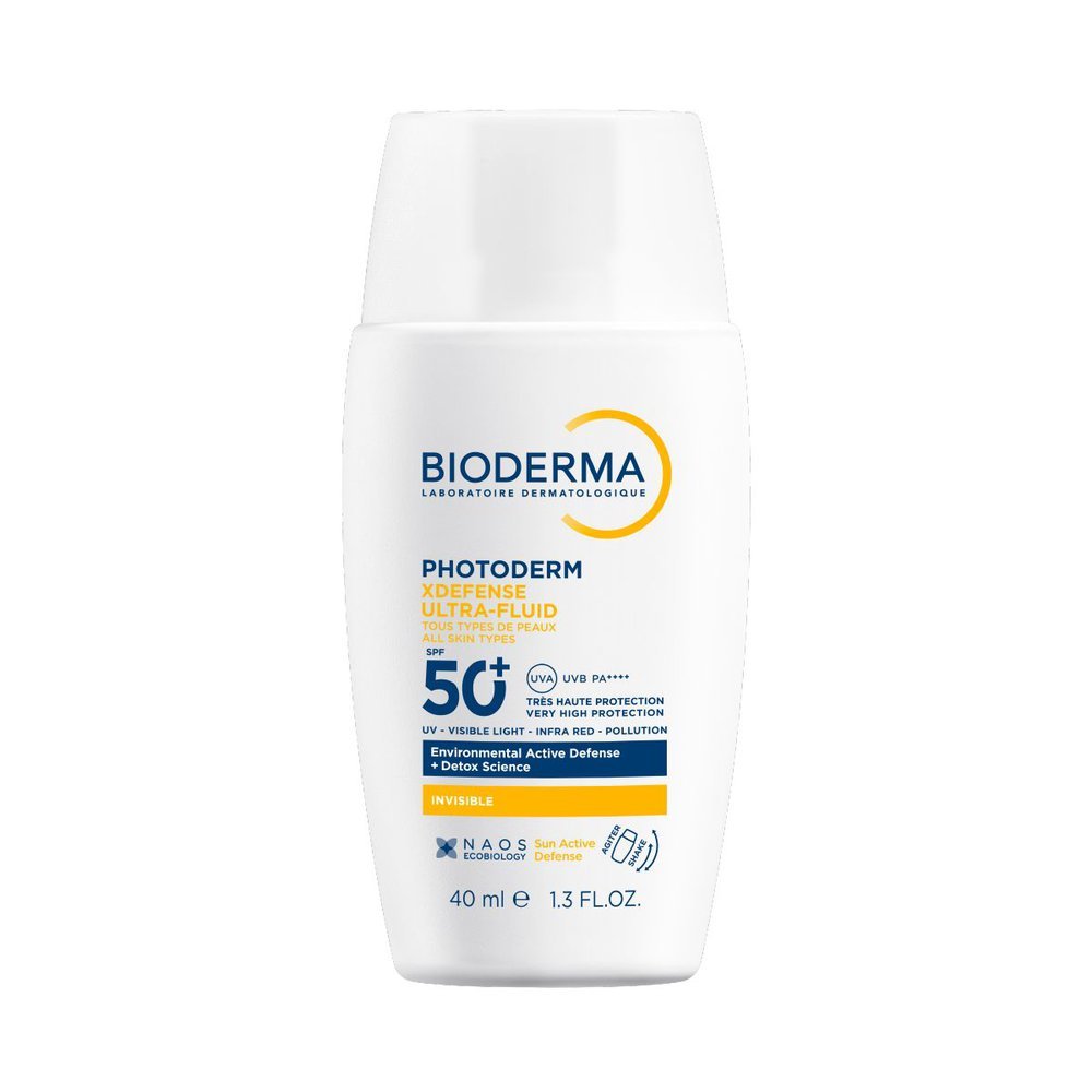Protetor Solar Bioderma Photoderm XDefense Ultra Fluid FPS 50+ Invisível 40ml