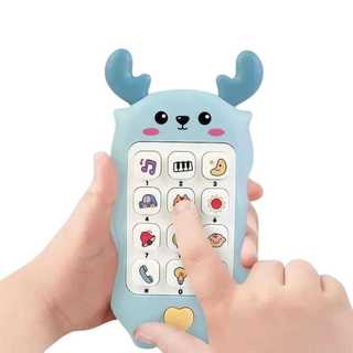 Telefone Musical Infantil Cervo em Inglês com Luzes e Sons + Pilhas Inclusas e Extras