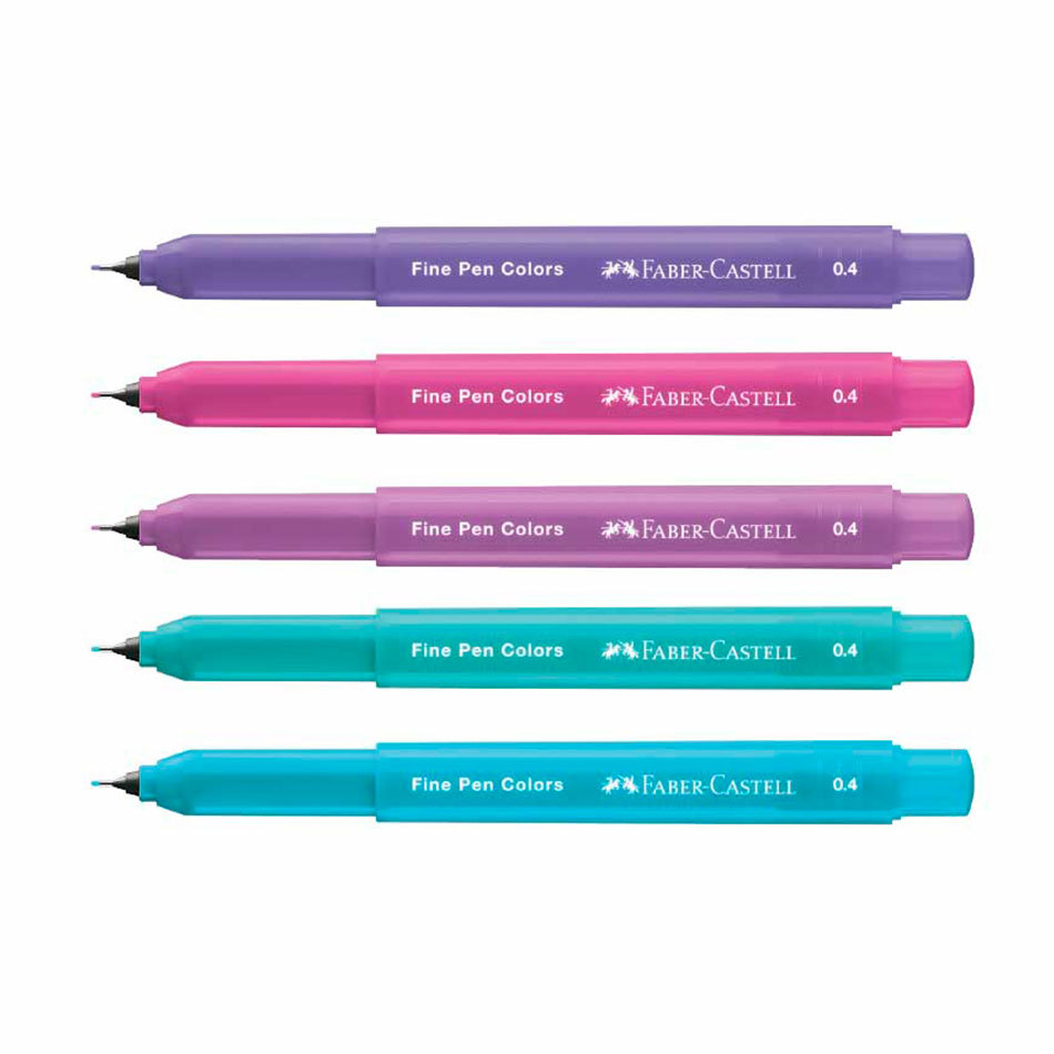 Caneta hidrográfica Fine Pen Relaxa & Reequilibra FPB/ES5RRZF/357732 com 5 unidades Faber-Castell · foto 2