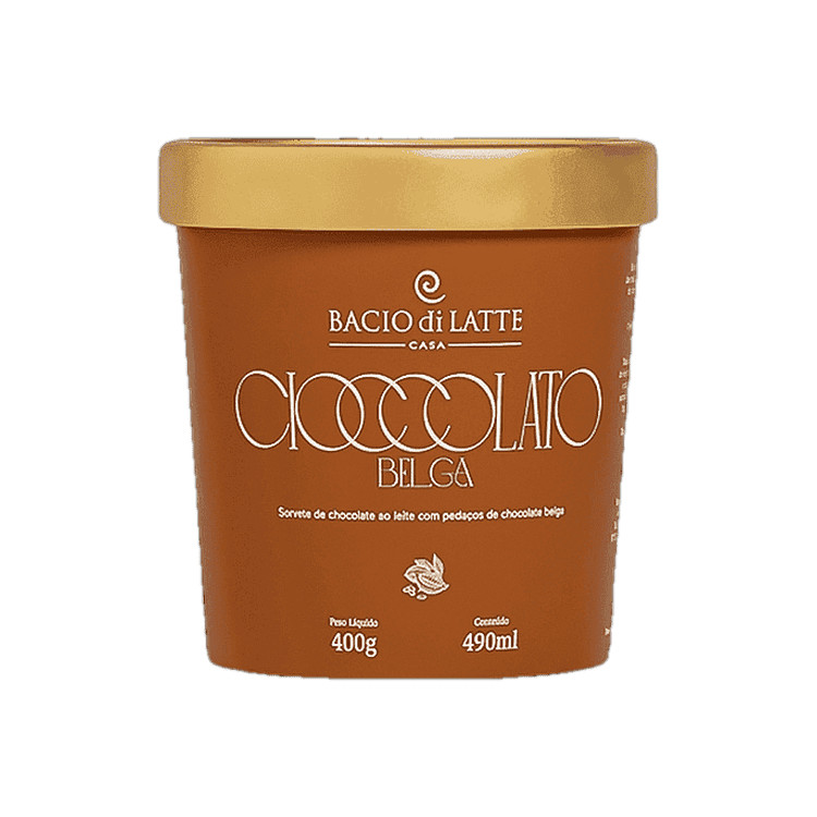 Bacio di Latte Sorvete cioccolato belga 490ml