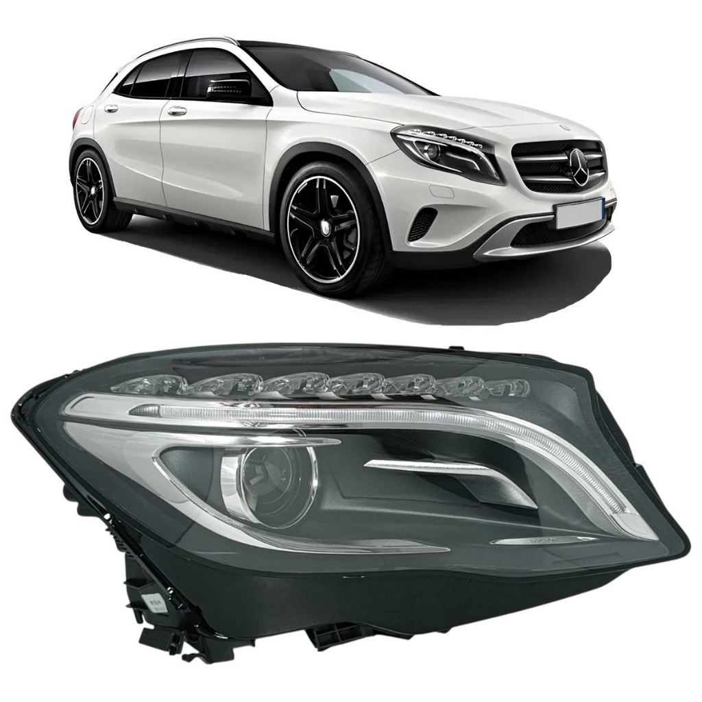 Farol Bi Xenon Dianteiro Mercedes Gla200 Gla250 2015 2016 2017 Direito Passageiro Novo A1569063101