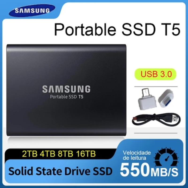 🔥Samsung🔥 HD Externos SSD 8TB/16TB/30TB USB3.0 Externo Hard Drive 4TB Portable S