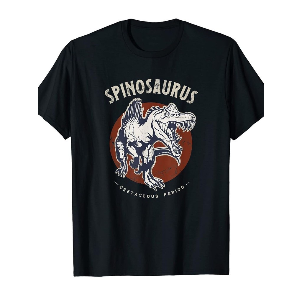Camiseta Dinossauro Spinosaurus Unissex 100% Algodão Estampada DTF Premium