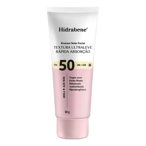 Protetor Facial Fps 50 Toque Seco Hidrabene 50g