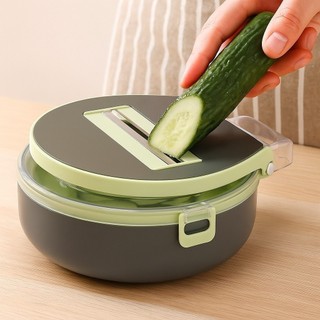 Ralador Mandoline 15 Peças Fatiador Legumes Verduras Processador Cortador Descascador Casca