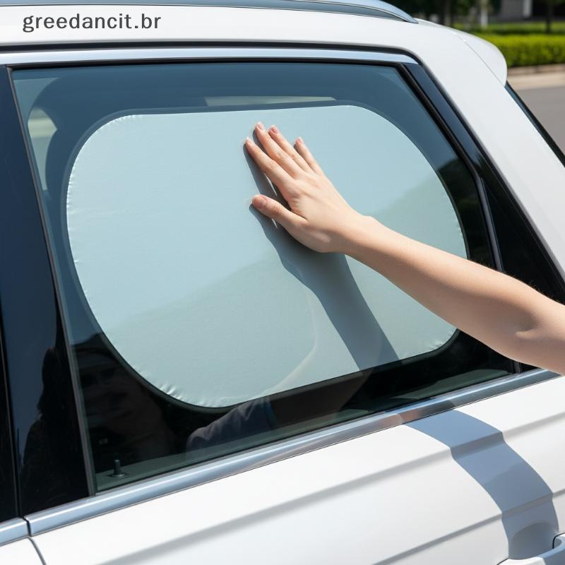 Capa De Sombra De Carro Para Uso Diário ,-Brisa Traseiro , Acessório De Isolamento Térmico Eficaz Reflexivo UV