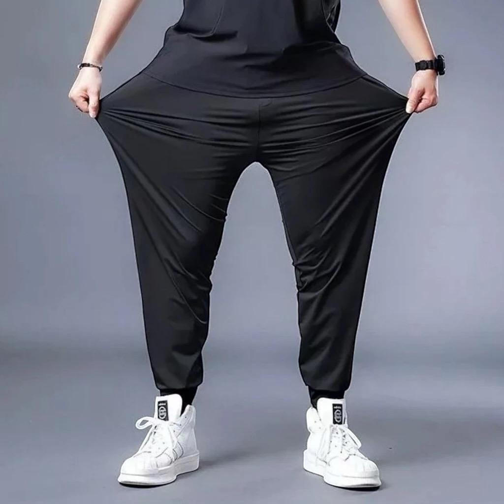 Calça Jogger Masculina Tactel Elastano Dry Fit Academia Treino Corrida Fitness Slim Leve Punho Plus Size P ao G4