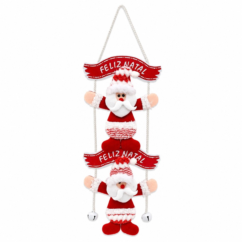 Enfeite De Porta Guirlanda De Natal Pendente Papai Noel/Boneco De Neve Decoração Casa