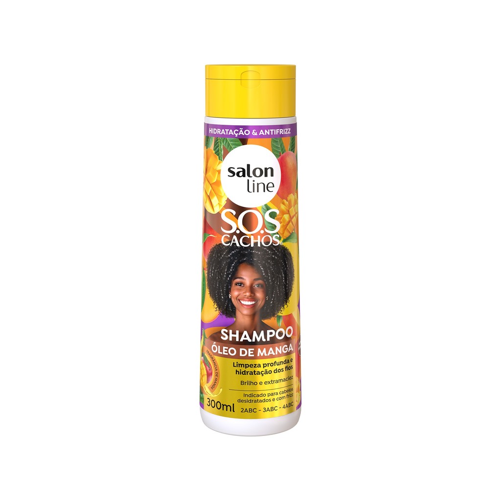 Shampoo SOS Cachos Óleo de Manga Salon Line 300ml