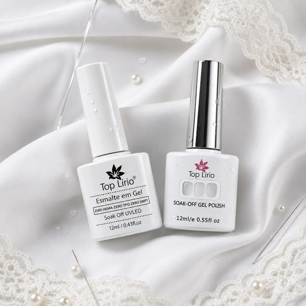 Kit Francesinha Esmalte Gel UV LED 20g K&S Nail Designer