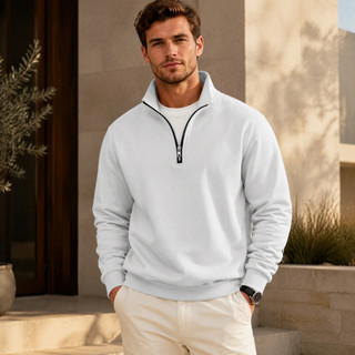 Activewear Com Gola Alta , Jaqueta Elástica Punho Canelado , Calor Leve , Ótimo Para Errands