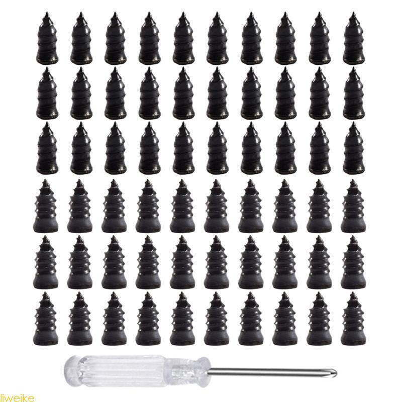 liweike 60 Unidades Kit Reparo Plugue Pneu Carro, Incluindo Chave Fenda Para Todos Os Veículos