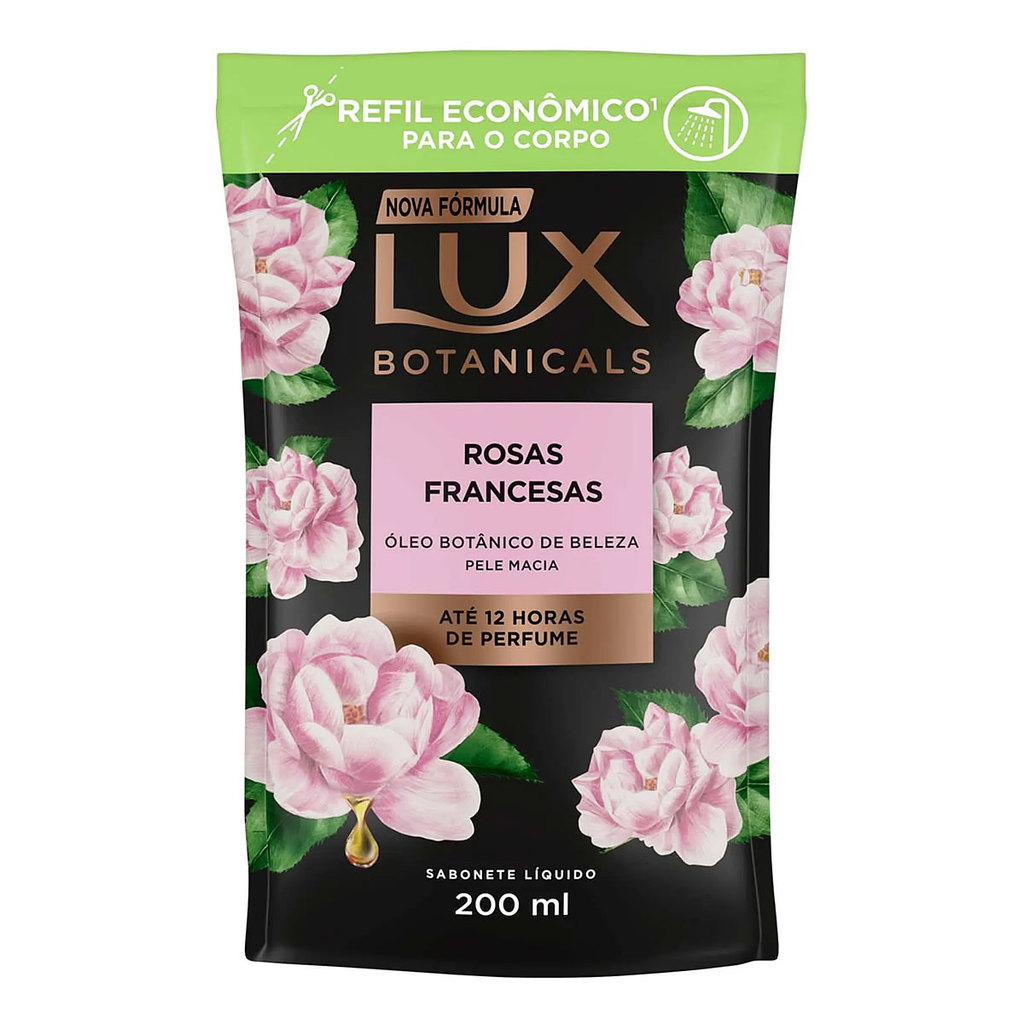 Sabonete Líquido Lux Rosas Francesas Refil 200ml