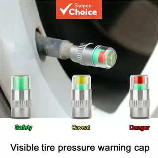 Monitor De Pressão Dos Pneus 1PCS Tampas De Válvula Indicador De Sensor Para Carro Motocicleta
