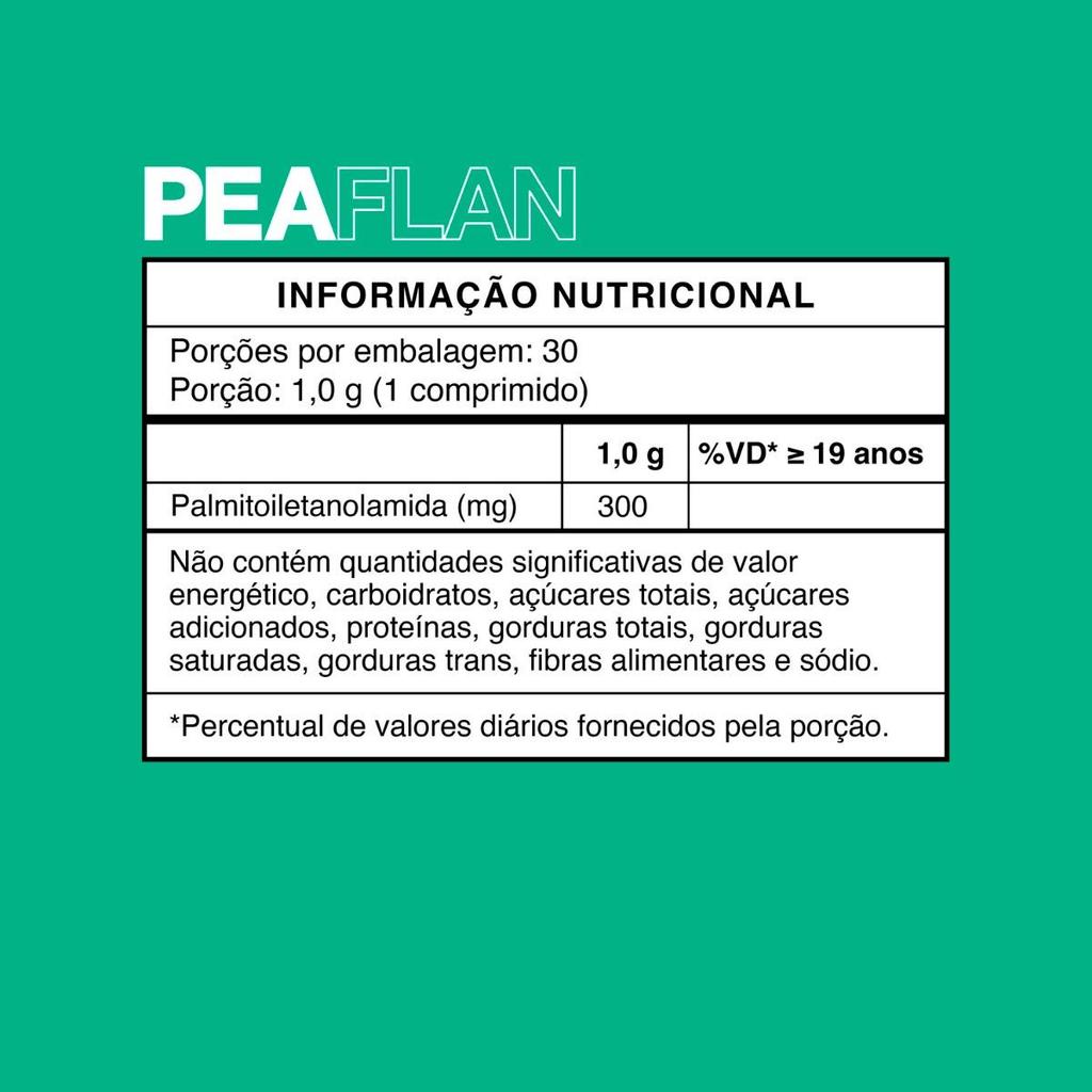 PEA 300mg com 30 Comprimidos - PEAFLAN — imagem 2 de 2