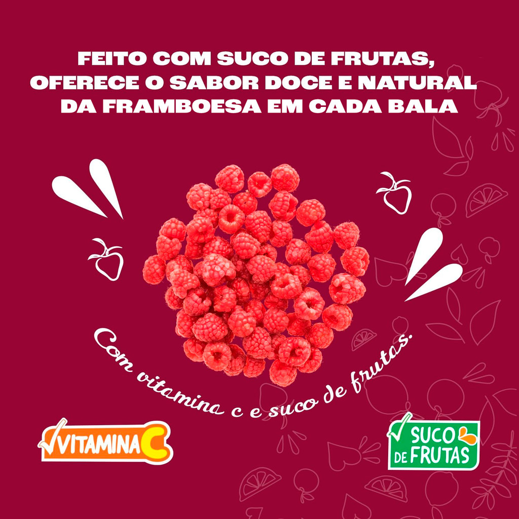 Fruittella Swirl Framboesa com Vitamina C – 41g – Display com 15 Unidades — imagem 2 de 2