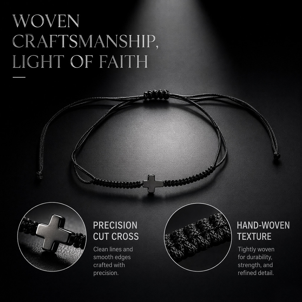 Pulseira popular de obsidiana entrelaçada, joia de design exclusivo, acessório unissex personalizado 4ZRU