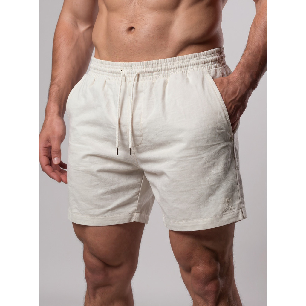 Kit 2 Bermudas Masculinas Linho Elastano Praiana Confortável Verão — Coisas da Jô