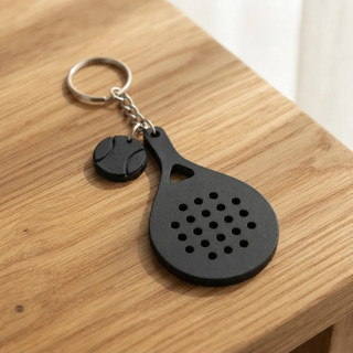 Chaveiro Mini Raquete Padel Tennis Bola Tênis Esportivo