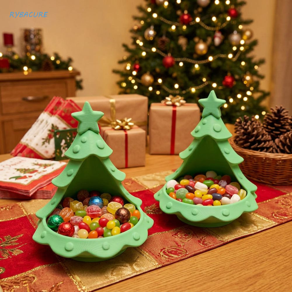 Bandeja De Armazenamento De Árvore De Natal , Suporte De Vela Pequena Com Destaque Superior De Estrela Oca , Decorativo