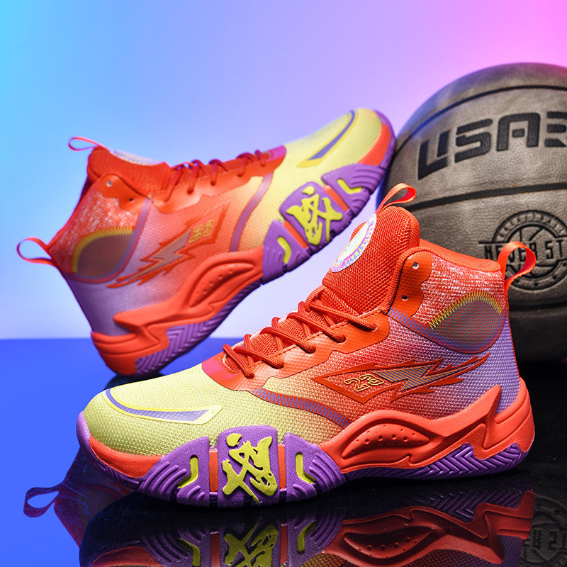 Cross-Border pato mandarim tênis de basquete novo estilo prático combate cimento terra sapatos esportivos casuais mascul